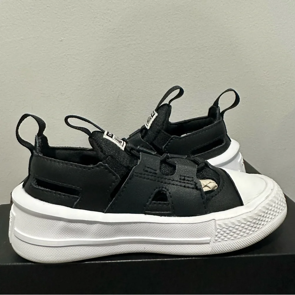 Converse Junior Chuck Taylor All Star Ultra Sandal Slip Black White Size…